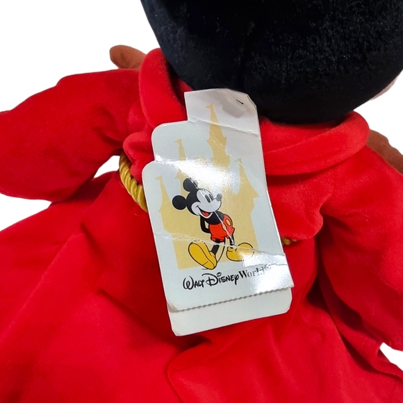 Large Disney World Sorcerer Mickey Mouse 20" Plush Stuffed Animal - Picture 3 of 9